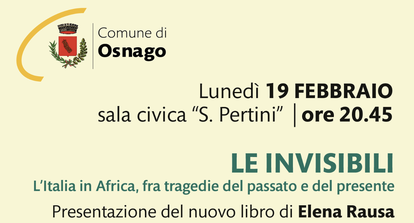 "Le invisibili", presentazione del libro di Elena Rausa