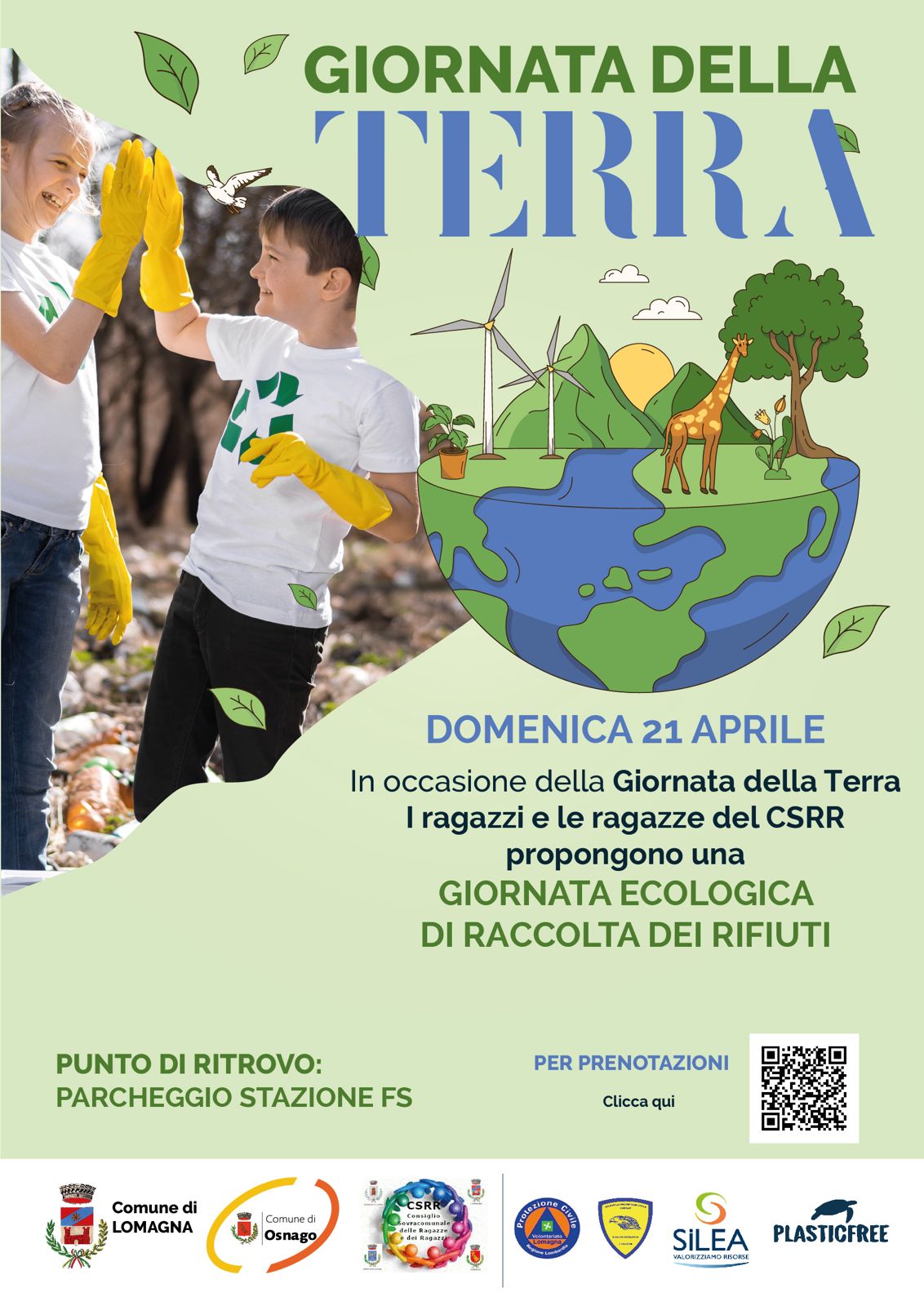 Giornata della Terra: raccogliamo i rifiuti coi ragazzi delle scuole