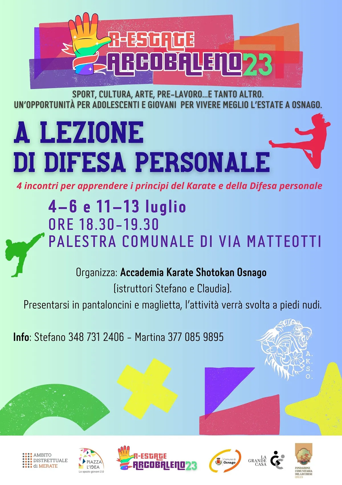 A lezione di difesa personale