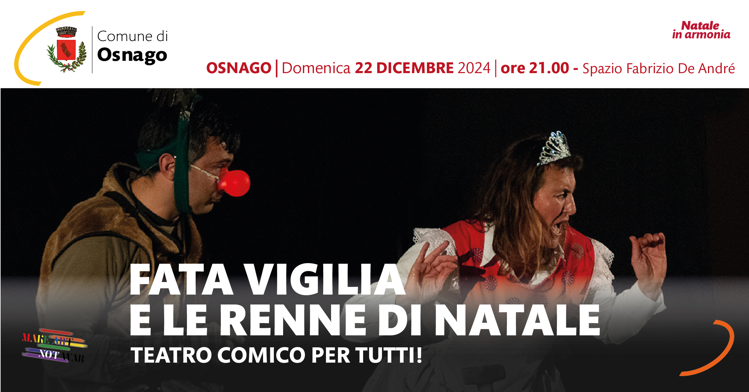 Fata Vigilia e le renne di Natale: teatro comico per tutti!